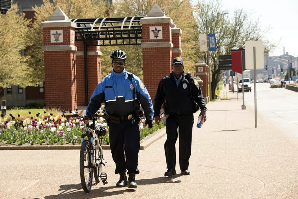 DPS Officer with Bike