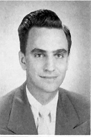 A yearbook photo of Al Hrubetz (PC ’53).