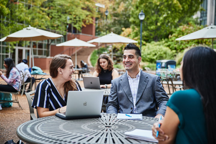 SLU graduate students