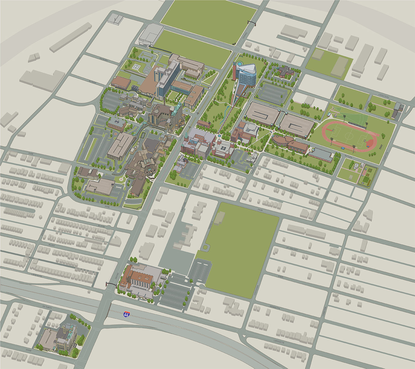 Saint Louis University Campus Map vrogue.co