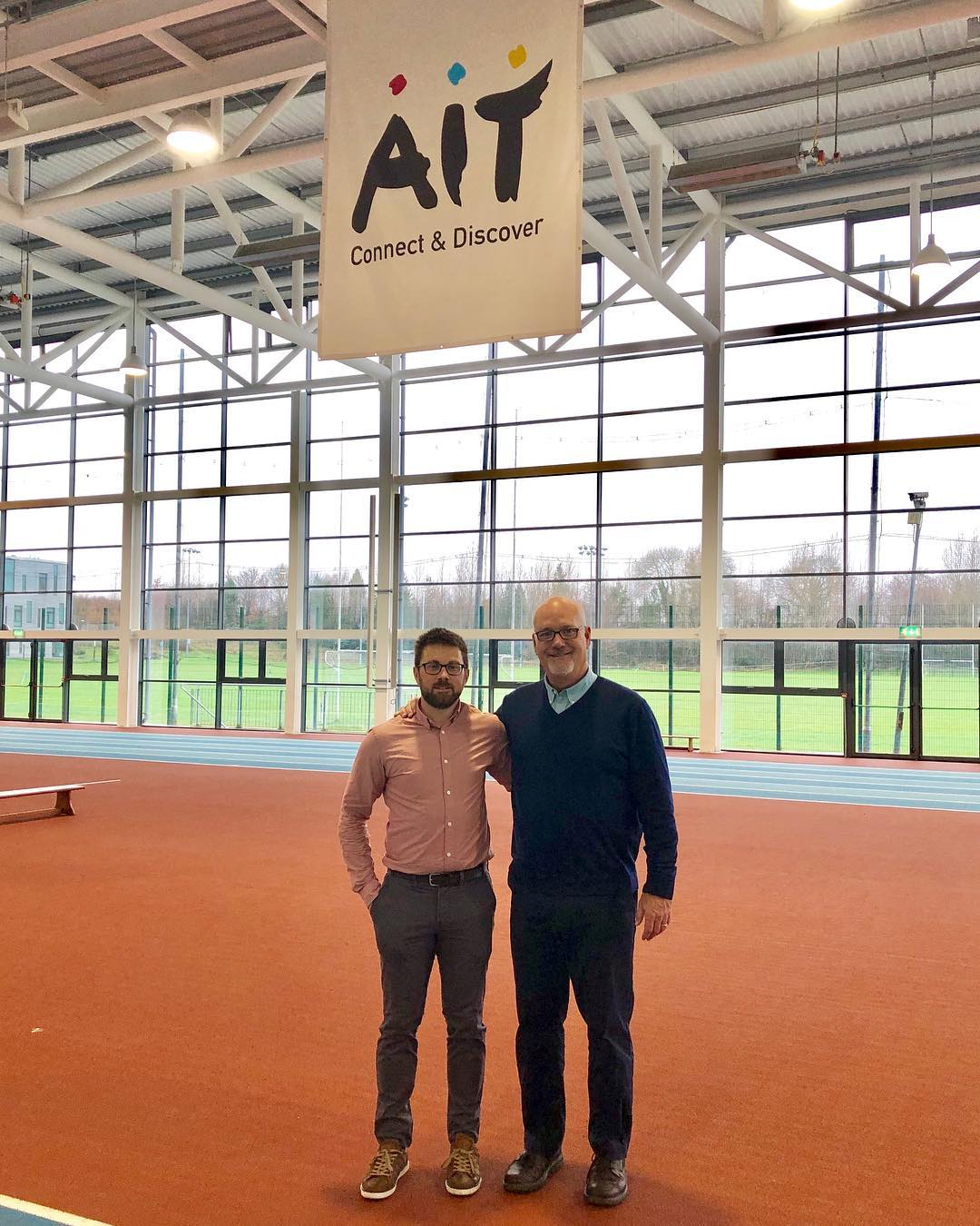 Dr. Breitbach with AIT AT Director in Ireland