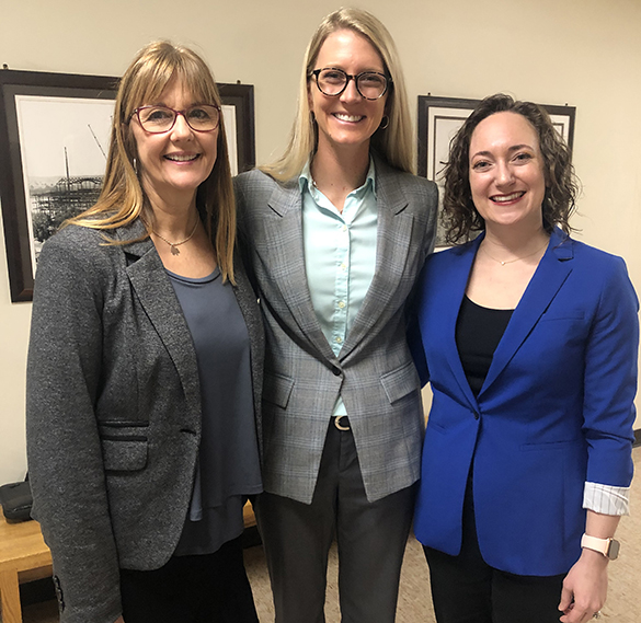 Carol Suit, Rachel Vogel and Caroline Chang