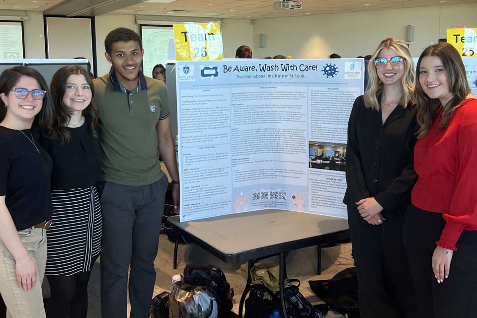 Interprofessional Education students present student research
