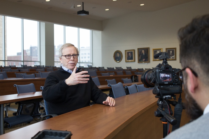 Professor Roger Goldman passed away on July 29, 2023. He joined the School of Law faculty in 1971 and was most recently the Callis Family Professor of Law Emeritus. He was a beloved professor and colleague and was well known for his advocacy regarding police certification standards. 