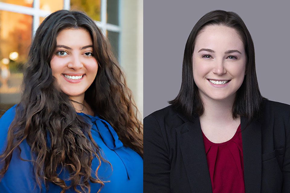 Krysta Couzi and Sierra Zima Side-by-side headshots of Krysta Couzi and Sierra Zima.