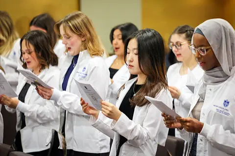 SLU-Madrid Celebrates 10th Annual White Coat Ceremony