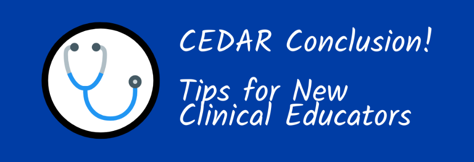 Tips for New Clincial Educators