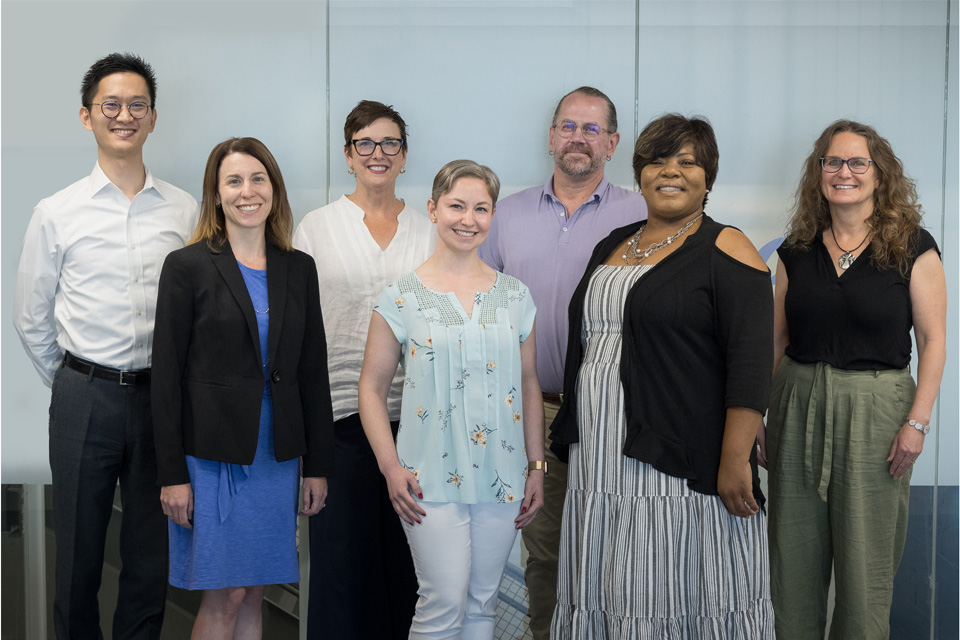 Group photo of addiction med faculty and fellows 