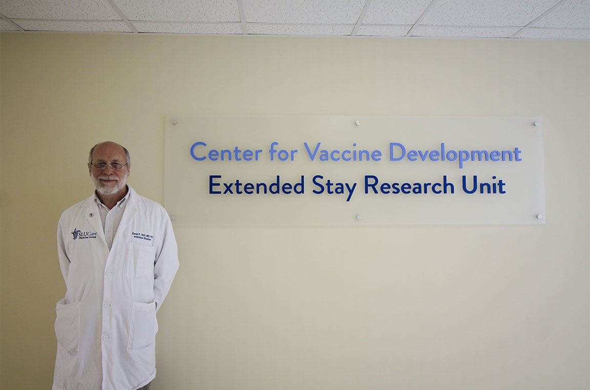 Daniel Hoft, M.D., Ph.D., directs SLU's Center for Vaccine Development. Photo by Ellen Hutti