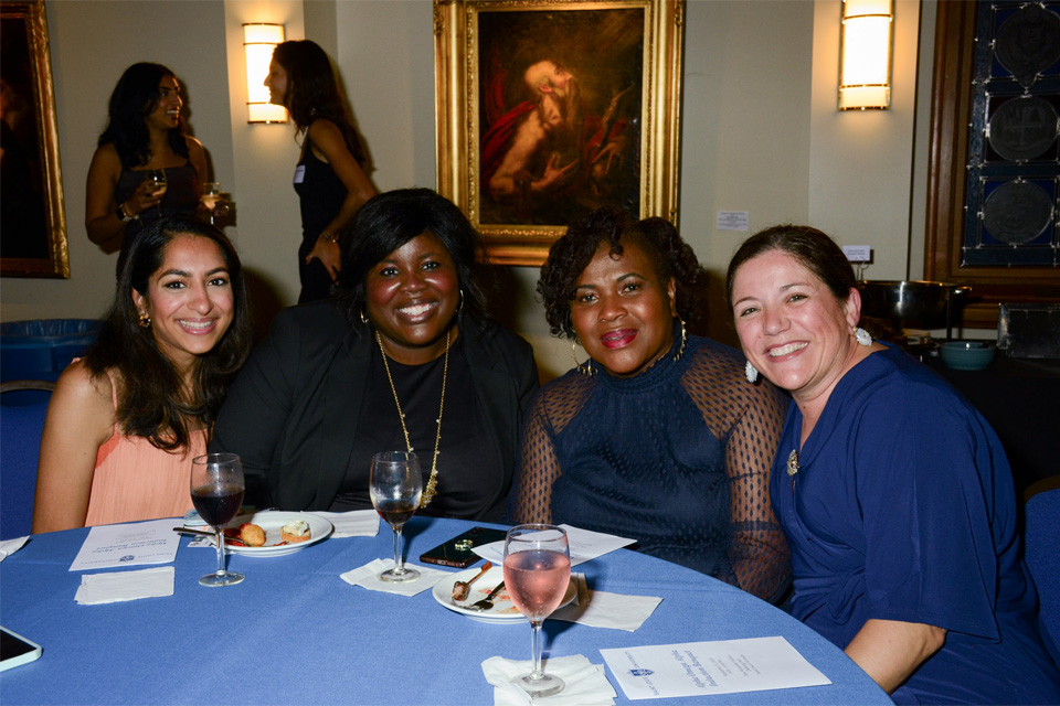 A group of faculty inductees at the AOA banquet