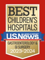 Best Children's Hospital Presented by US News and World Report Gastroentrology and GI Surgery 2023-2024