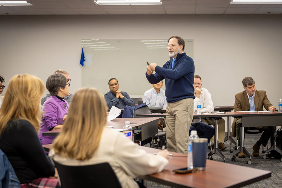 Jackson Nickerson, Ph.D., Edward Jones Dean of the Chaifetz School of Business, will present the Fostering Dignity and Belonging workshop on Tuesday, Nov.  26, 2024. Submitted photo.