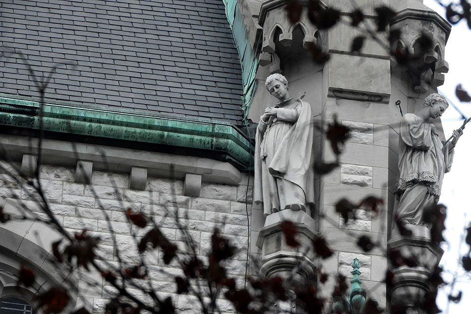 Detail of St. Francis Xavier College Church