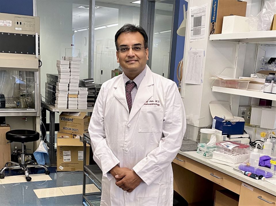 Ajay Jain, M.D., is a professor of pediatrics, pharmacology, and physiology. Submitted photo. 