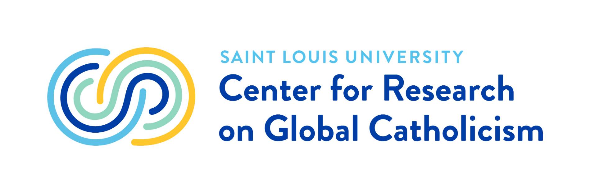 logo for the Center for Research on Global Catholicism next to the name of the Center